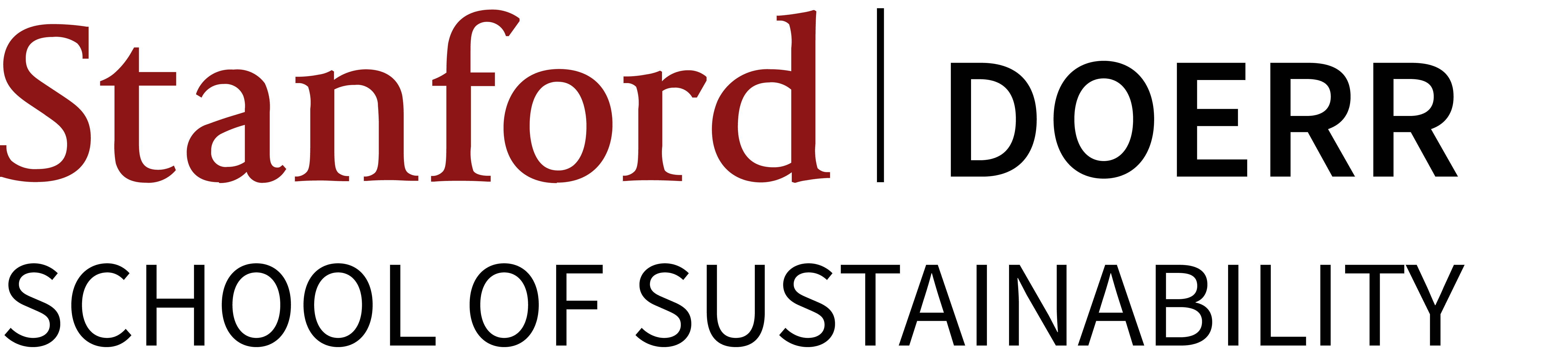 Stanford Doerr School of Sustainability logo